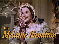 Olivia de Havilland as Melanie Hamilton in Gone With the Wind trailer.jpg