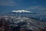 位山から望む船山と御嶽山 （2005年3月21日）