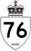 Autobahn 76 Schild