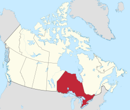 Ontario – umístění