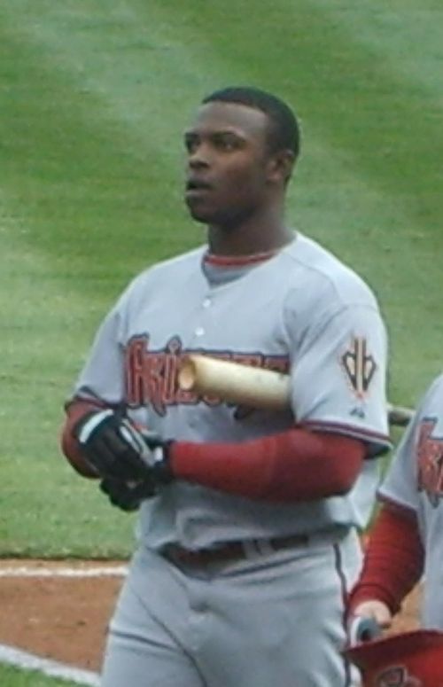 Upton with the Arizona Diamondbacks in 2008