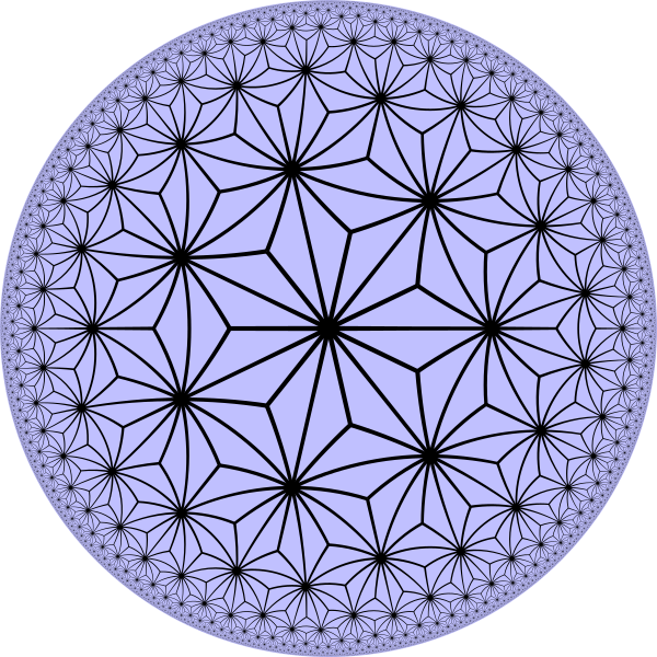 Fișier:Order-7 triakis triangular tiling.svg