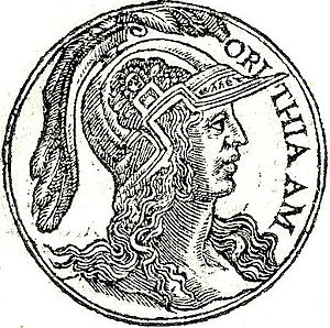 Orithya from Guillaume Rouille's Promptuarii Iconum Insigniorum Orithya.jpg