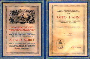 Otto Hahn: Viața timpurie, Cercetările efectuate la Londra și Montreal (1904–1906), Cercetările efectuate la Berlin (1906–1944)