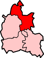 District de Cherwell - Carte