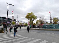 Paris Expo Porte de Versailles, local do voleibol de quadra, handebol (preliminares e quartas de final), tênis de mesa e halterofilismo