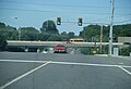 PA 263 northbound approaching Pennsylvania Turnpike (Interstate 276) bridge