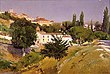 Paisaje con el convento de Santo Espíritu de Segovia, de Aureliano de Beruete. 1908.
