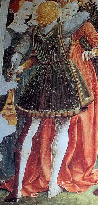 Florentine particolored hose, c. 1470