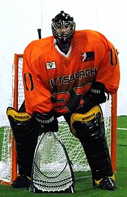 Pittsburgh Octane goalie Tom Roule in 2014. Pittsburgh Octane Tom Roule 2014.jpg