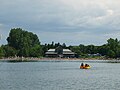 The beach during the summer