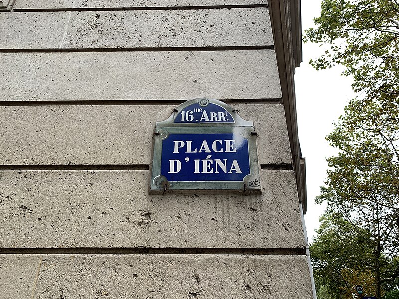 File:Plaque Place Iéna - Paris XVI (FR75) - 2021-08-18 - 2.jpg