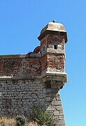 Bartizan of Fort del Fanal in Port-Vendres, France (south view).