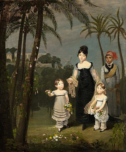 Plantation family around 1810