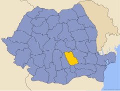 Letak County Prahova di Romania