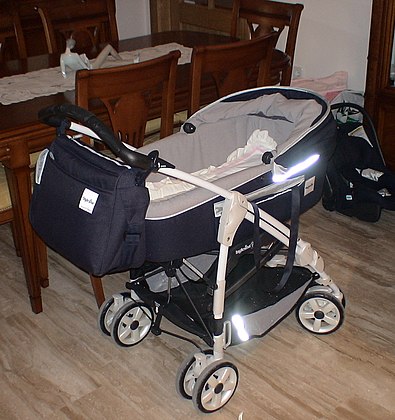 A 3-in-1 travel system