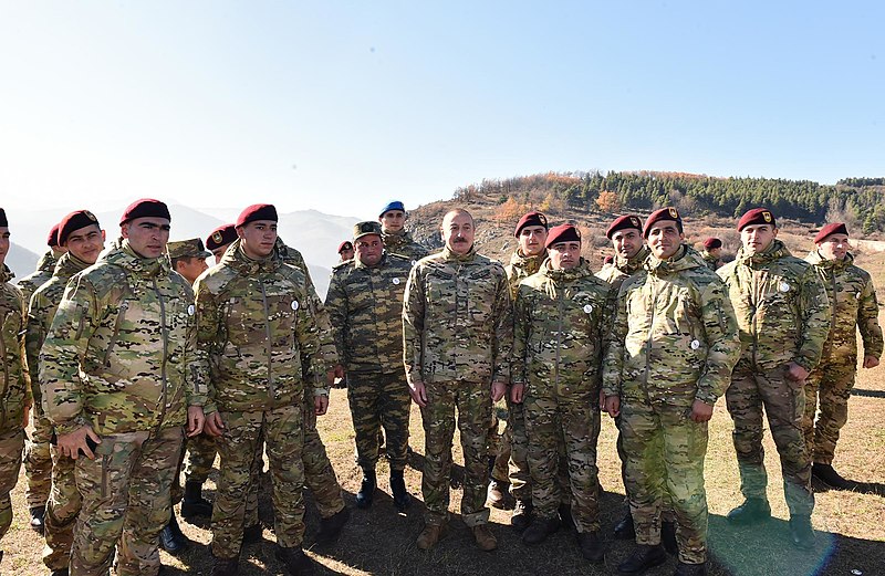 File:President, Commander-in-Chief of Armed Forces Ilham Aliyev made a speech in front of servicemen in Shusha 14.jpg