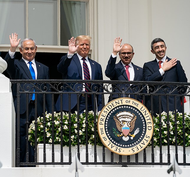 File:President Trump and The First Lady Participate in an Abraham Accords Signing Ceremony (50349082427) (cropped).jpg