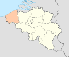 Province of West Flanders (Belgium) location.svg