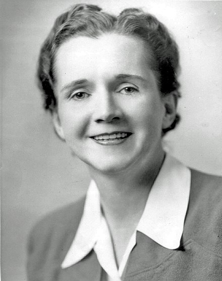 Rachel Carson, author of Silent Spring (1962).