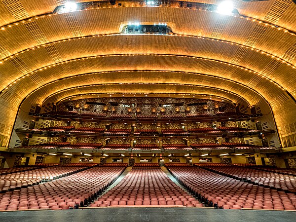 Interior view of auditorium