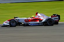 Schumacher driving for Toyota at the 2007 British Grand Prix Ralf Schumacher 2007 Britain.jpg
