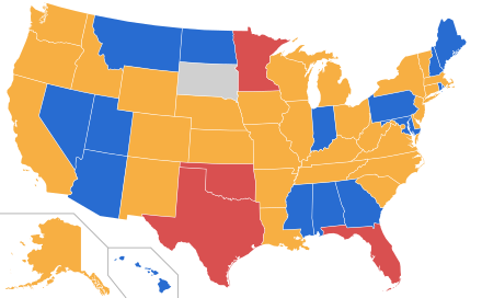 Adoption of Juneteenth as a holiday or commemoration in the US by states, in the years before the federal holiday in 2021   Recognized before 2000   Recognized between 2000 and 2009   Recognized between 2010 and 2021