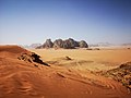 Wadi Rum í Jórdaníu.