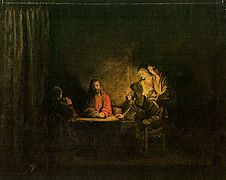 different from: Supper at Emmaus 