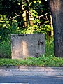 Remnant of checkpoint on former Poland-Free City of Gdańsk border (part of main artery of the Tricity)