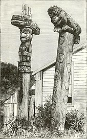 Totem poles in Wrangell