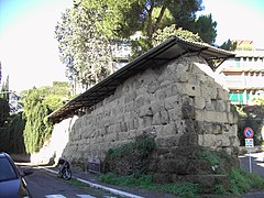 The Servian Wall at Via di Sant Anselmo