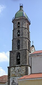 Il campanile della collegiata di Santa Maria Maggiore.