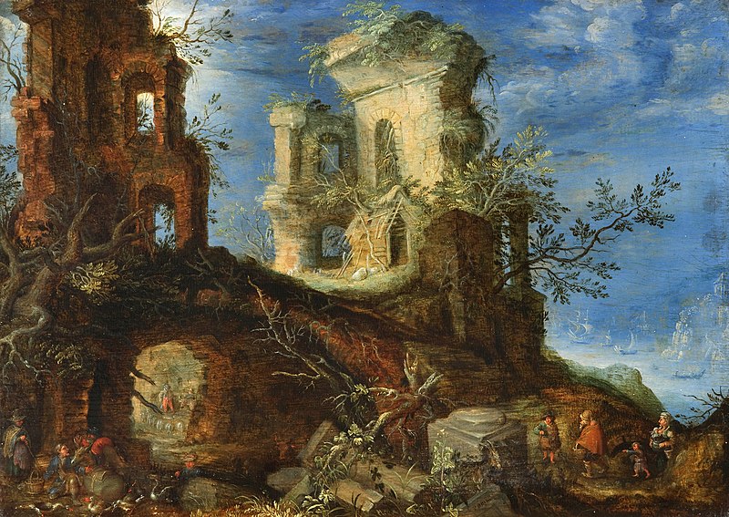 File:Roelant Savery - Landscape with ruins.jpg