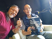 Ron Chew with audiobook producer John Pai Ron Chew with John Pai.jpg