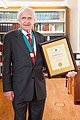 Ronald Breslow with AIC Gold Medal (2014)