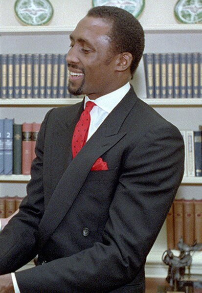 Hearns at the White House in 1987