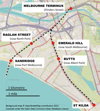 <span class="mw-page-title-main">Melbourne and Hobson's Bay Railway Company</span> Railway company in Victoria, Australia