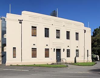 Reverse; showing the original architecture Royal Botanic Gardens (The National Herbarium Victoria - Founded in 1853).jpg