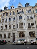 Apartment building in closed development