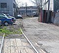 Former level crossing of Staten Island Railway