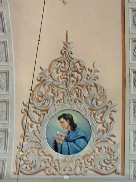 File:Saint on vaulting in Basilica of the Nativity of St. Mary and St. Nicholas in Bielsk - 09.jpg