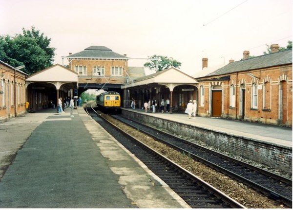 In 1988, as a British Rail station