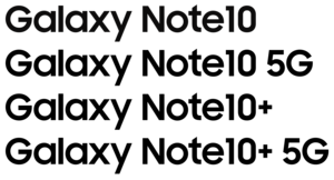 Samsung Galaxy Note10&10+&10 5G&10+5G logo.png