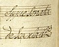 Vignette pour Sonate en ré majeur (Scarlatti, ms. Madrid)