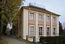 Palace complex with palace, park, tea house, gardener's house, sandstone and sculptures, burial site for Hermann Graf Pückler and tombs of Schrabisch and von Daum