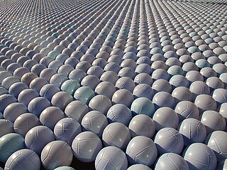 <span class="mw-page-title-main">Shade balls</span> Plastic balls used in reservoirs for environmental protection and evaporation reduction