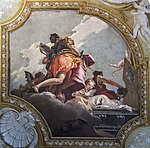 Scuola Grande dei Carmini (Venice) - Sala capitolare - Prudenza, purezza e temperanza - Giambattista Tiepolo.jpg