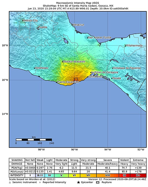 Động đất Oaxaca 2020