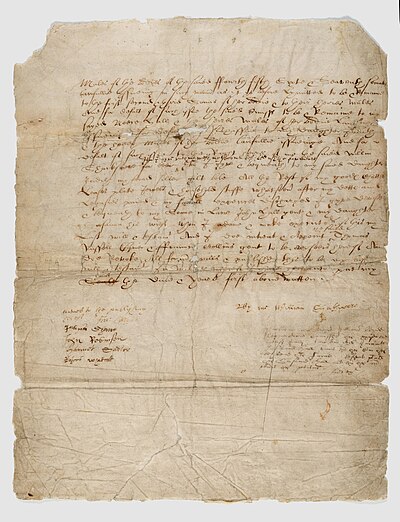 Shakespeare's handwriting